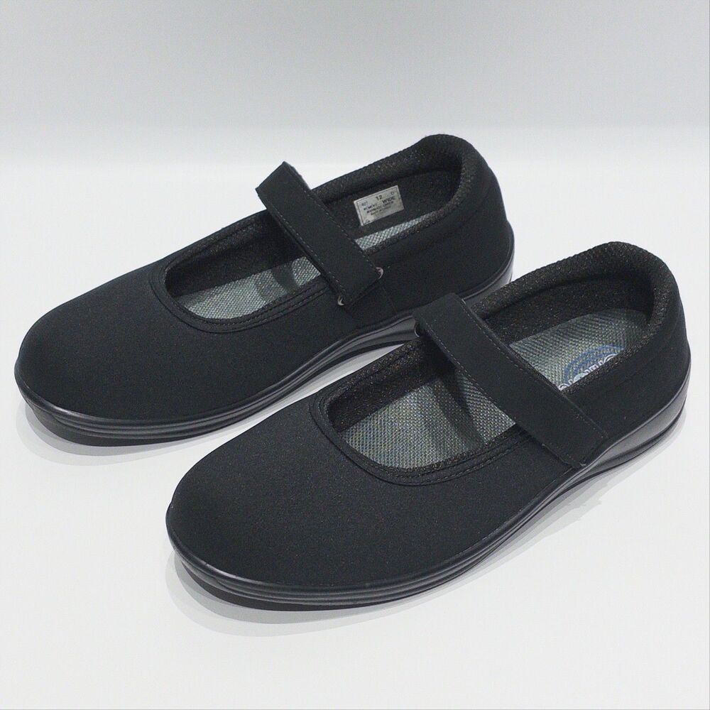 Orthofeet Springfield Mary Jane Comfort Arch Support Shoes Women Size 12D Wide